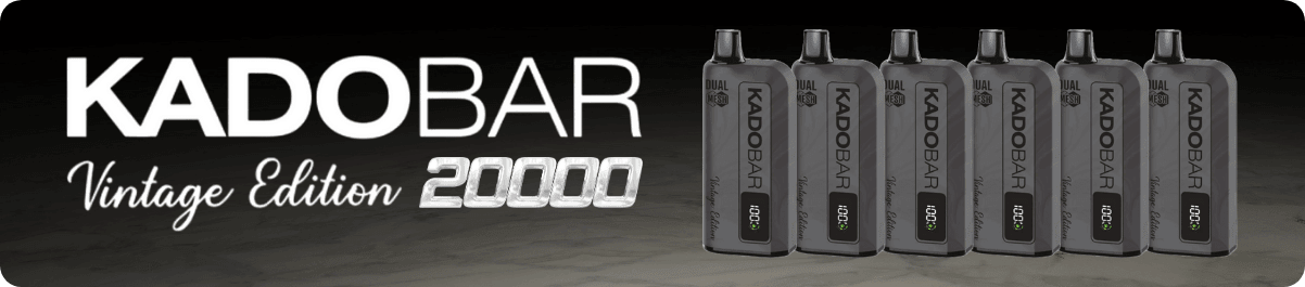 Kado Bar Vintage Edition: 20K Puffs & Dual Mesh Coil Vape Mania Kado Bar Vintage Edition: 20K Puffs & Dual Mesh Coil Vape Mania