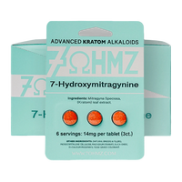 7ΩHMZ 7-Hydroxymitragynine Extract Tablets 14mg/Tablet (60 Tablets)