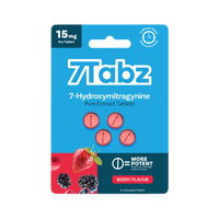 7Tabz Pure 7-Hydroxymitragynine Extract Tablets - 15mg/Tablet (10 Blisters - 40 Tablets)