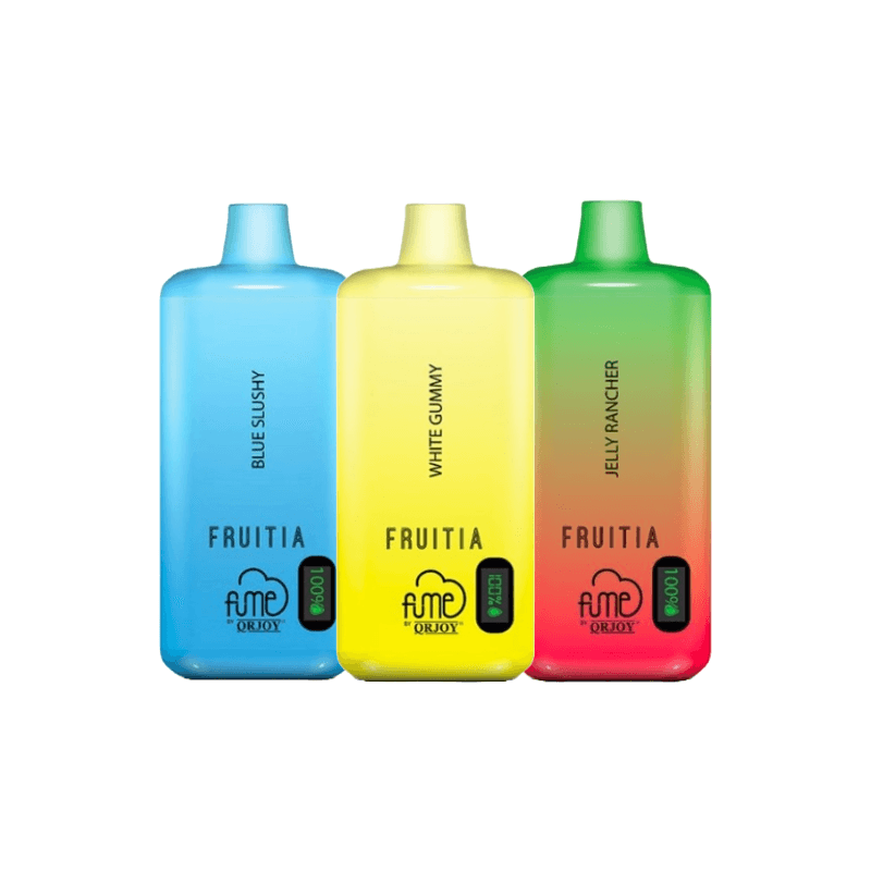 FUME FRUITIA 8000 DISPOSABLE VAPE 6 PACK DEVICE BUNDLE VAPE MANIA