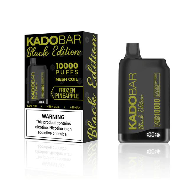 KADO BAR BLACK EDITION KB10000 DISPOSABLE VAPE 3-PACK