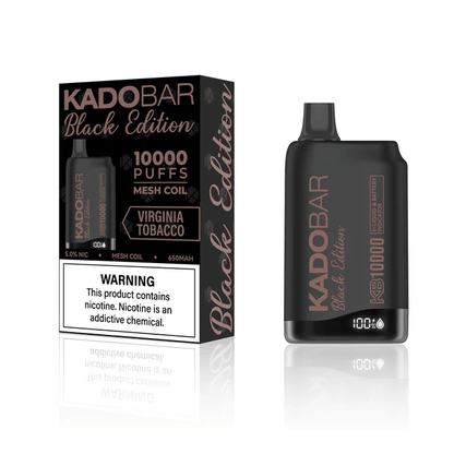 KADO BAR BLACK EDITION KB10000 DISPOSABLE VAPE 10-PACK