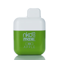 NKD100 MAX 4500 DISPOSABLE VAPE - APPLE ICE - NKD100 - ELFBARZ -