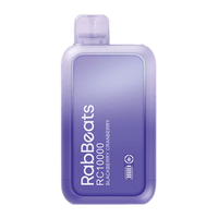 RAB BEATS RC10000 DISPOSABLE VAPE - BLACKBERRY CRANBERRY - RAB BEATS - VAPE MANIA -