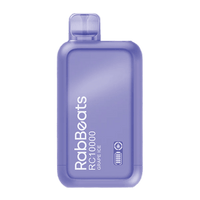 RAB BEATS RC10000 DISPOSABLE VAPE - GRAPE ICE - RAB BEATS - VAPE MANIA -