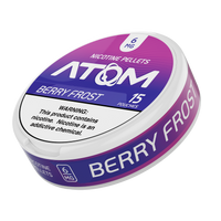 Berry Frost Atom Nicotine Pouches 6mg – icy berry flavor in tobacco-free nicotine pouch