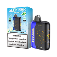 Blueberry Jam Geek Bar Pulse X Jam Edition delivers sweet berry preserve flavor in a smooth 25000 puff disposable vape.