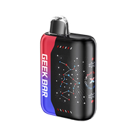 Blue Razz Ice Geek Bar Pulse X 25K Patriot Edition delivers tangy blue raspberry with a cool icy finish in every puff.