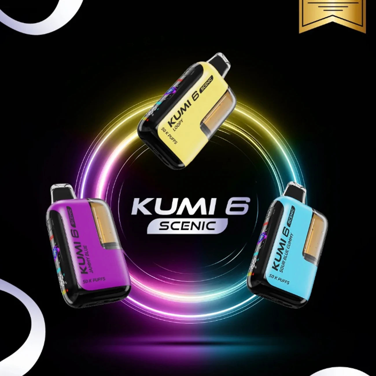 Kumi 6 Scenic Vape 50K Puffs, USB-C & LED Display Vape Mania Kumi 6 Scenic Vape 50K Puffs, USB-C & LED Display Vape Mania