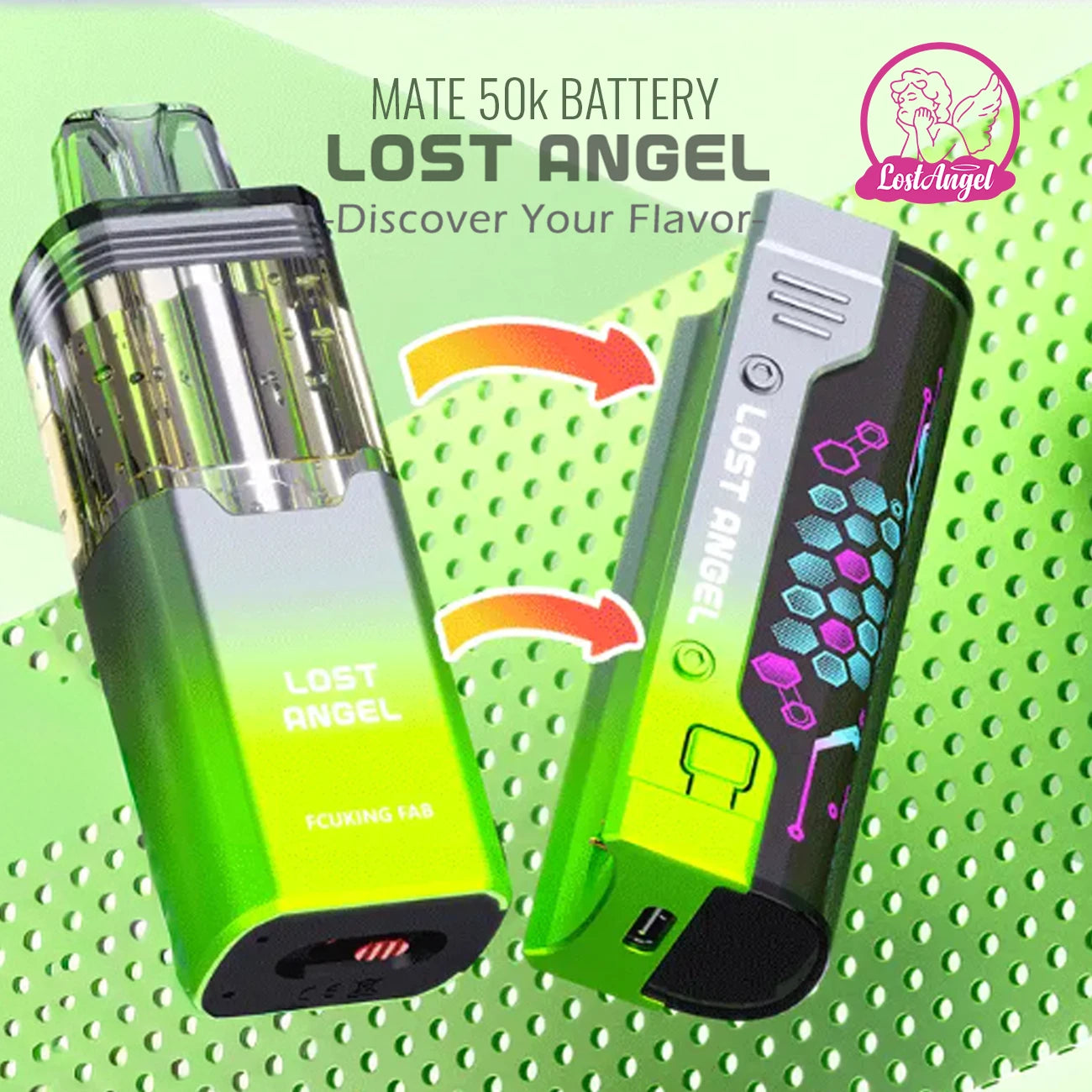 Lost Angel Vape Charger Lost Angel Mate Power Bank Lost Angel Vape-Discover your flavor! Lost Angel Vape Charger Lost Angel Mate Power Bank Lost Angel Vape-Discover your flavor!