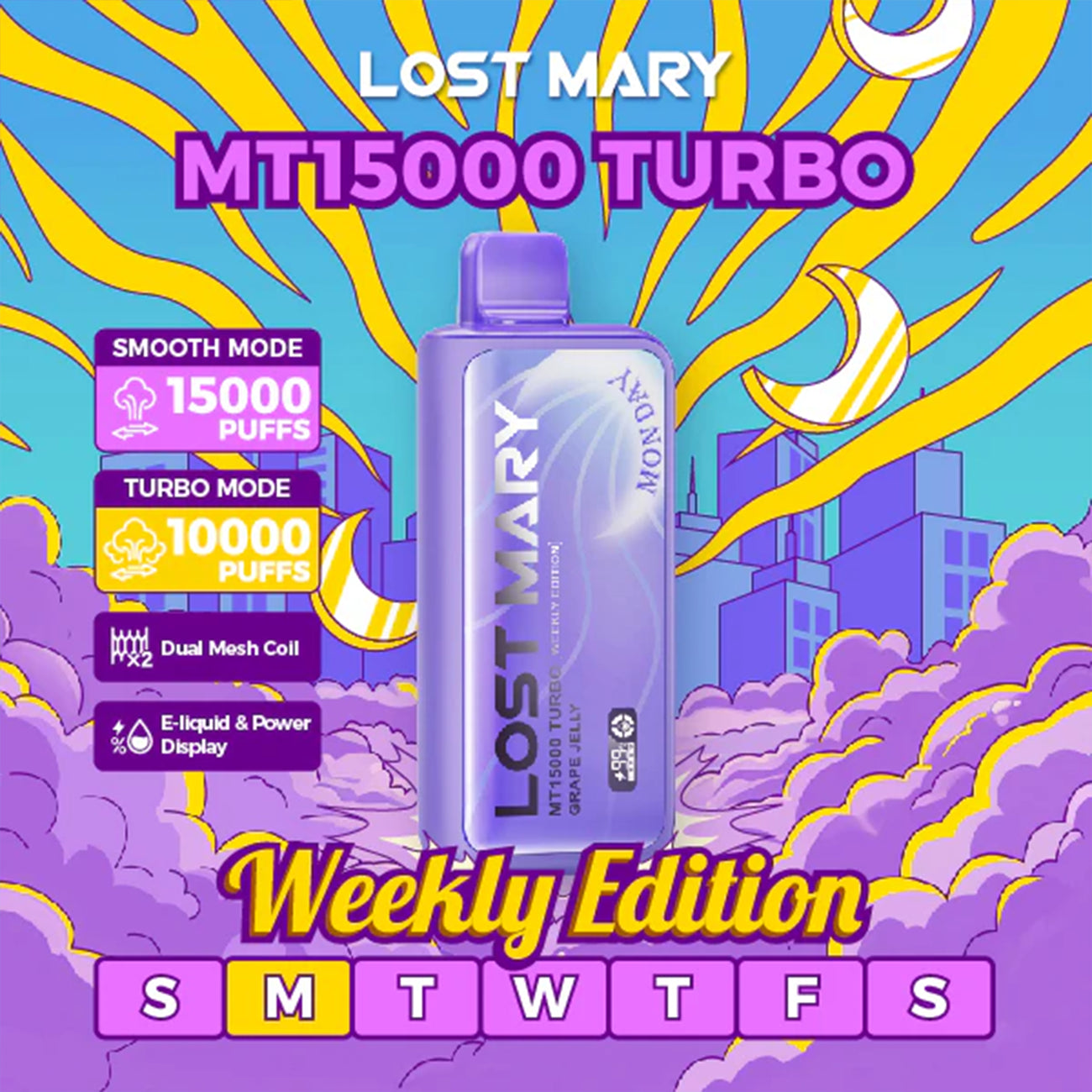 Lost Mary MT15000 Turbo Weekly Edition New Flavors Weekly Vape Mania Lost Mary MT15000 Turbo Weekly Edition New Flavors Weekly Vape Mania