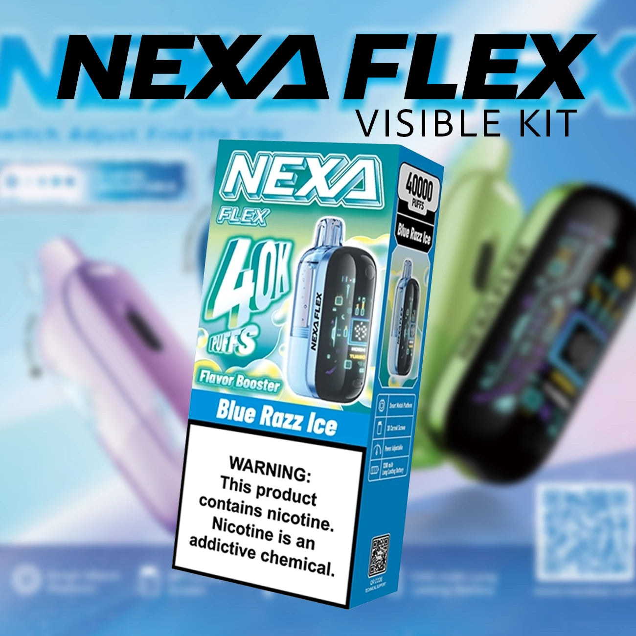 Nexa Flex 40k Puffs Kit Visible Edition | High Capacity Disposable Vape Vape Mania Nexa Flex 40k Puffs Kit Visible Edition | High Capacity Disposable Vape Vape Mania