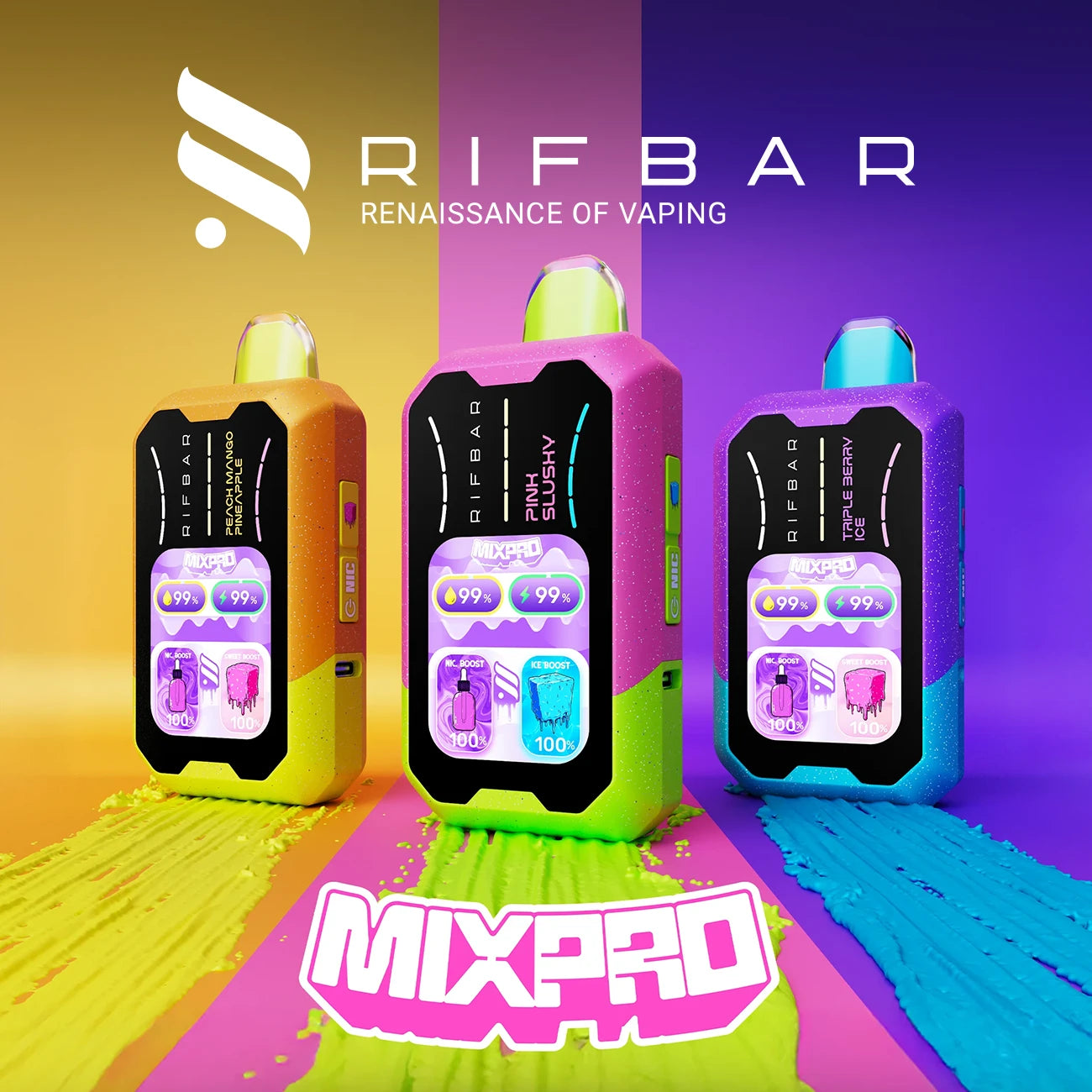 Rifbar MixPro 40K Disposable Vape with 40000 Puffs Vape Mania Rifbar MixPro 40K Disposable Vape with 40000 Puffs Vape Mania