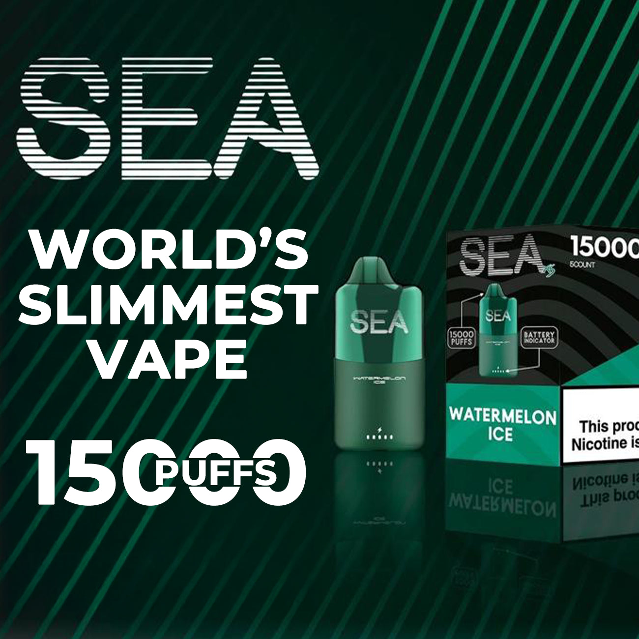 sea vape disposable SEA XS Vape 15000 | Slim Disposable Vape