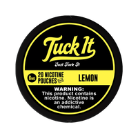 Tuck It Lemon Nicotine Pouches – citrus flavor from one of the best nicotine pouches near me.