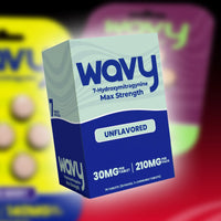 Wavy Kratom Max Strength Tablets 30mg Unflavored – 35-count bottle
