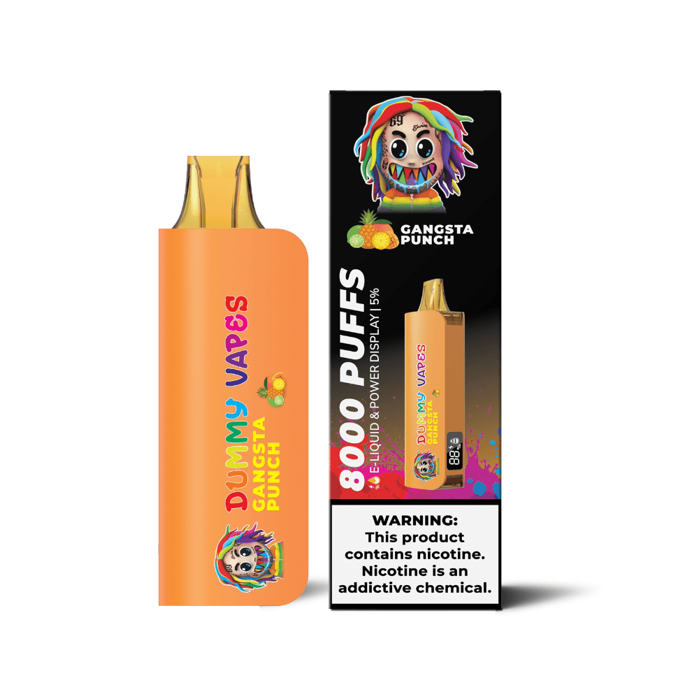 DUMMY VAPES 8000 DISPOSABLE VAPE 6-PACK