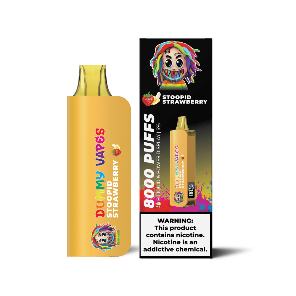 DUMMY VAPES 8000 DISPOSABLE VAPE 6-PACK