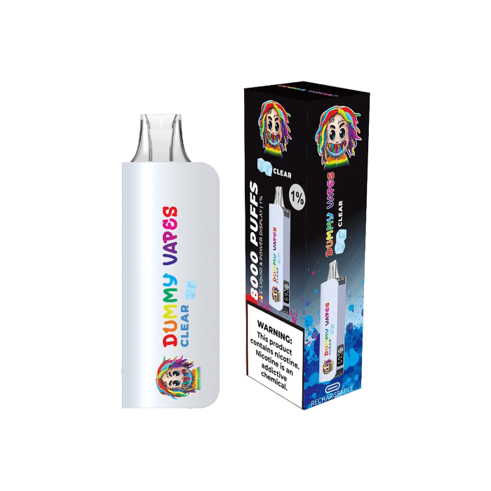 DUMMY VAPES 8000 1% DISPOSABLE VAPE 10-PACK