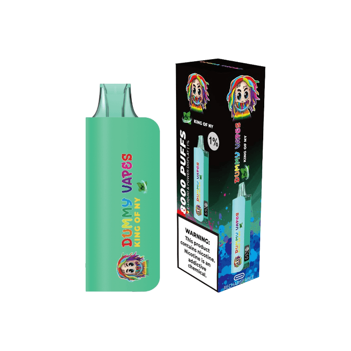 DUMMY VAPES 8000 1% DISPOSABLE VAPE 6-PACK