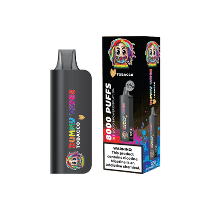 DUMMY VAPES 8000 1% DISPOSABLE VAPE 10-PACK