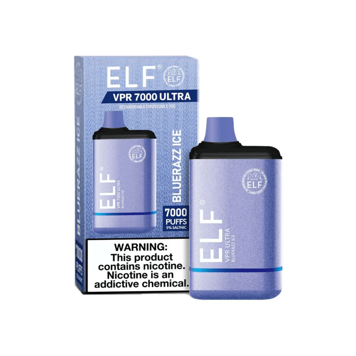 ELF VPR 7000 ULTRA DISPOSABLE VAPE 1-PACK - ELF VPR - VAPE MANIA - 