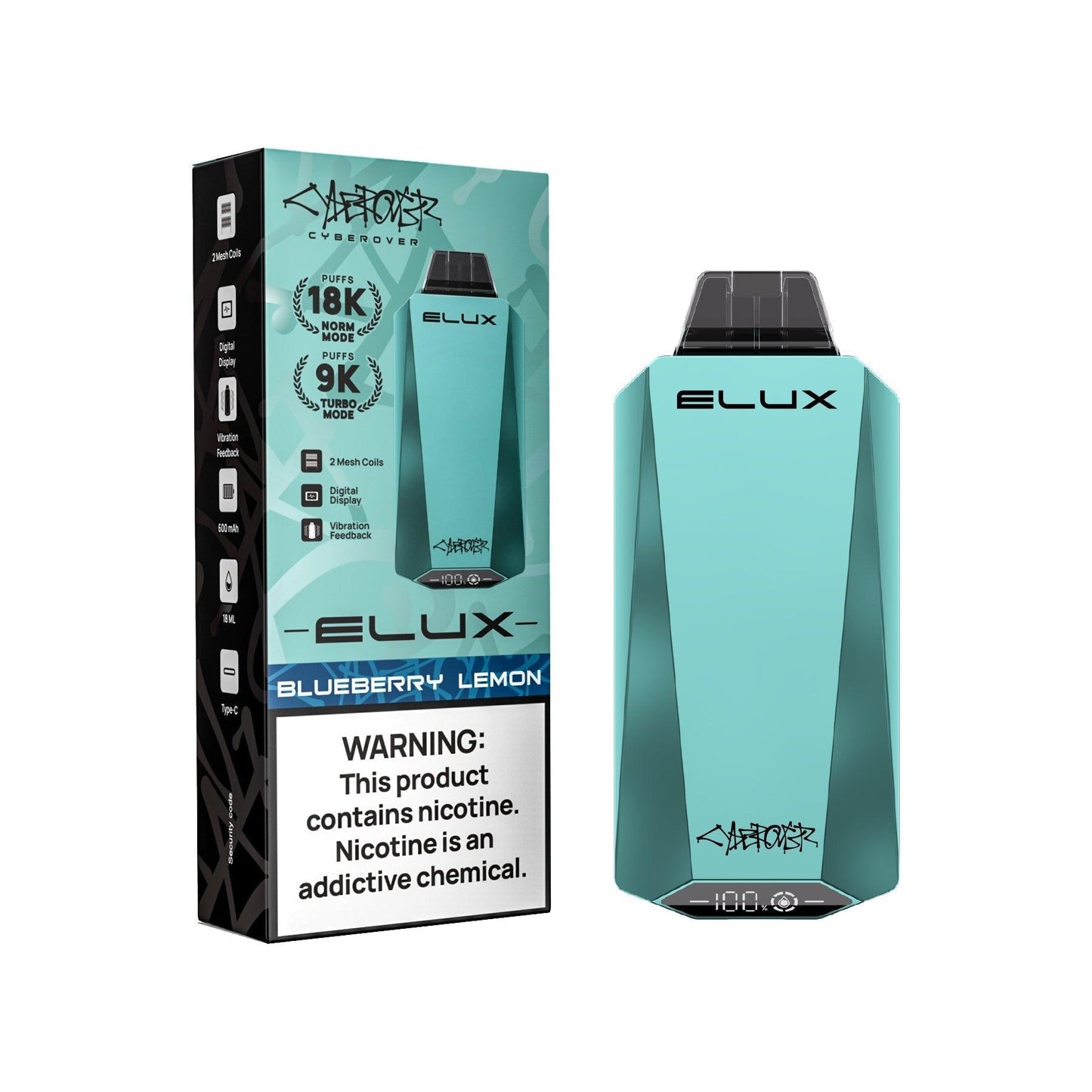 ELUX CYBEROVER 18000 DISPOSABLE VAPE 6-PACK