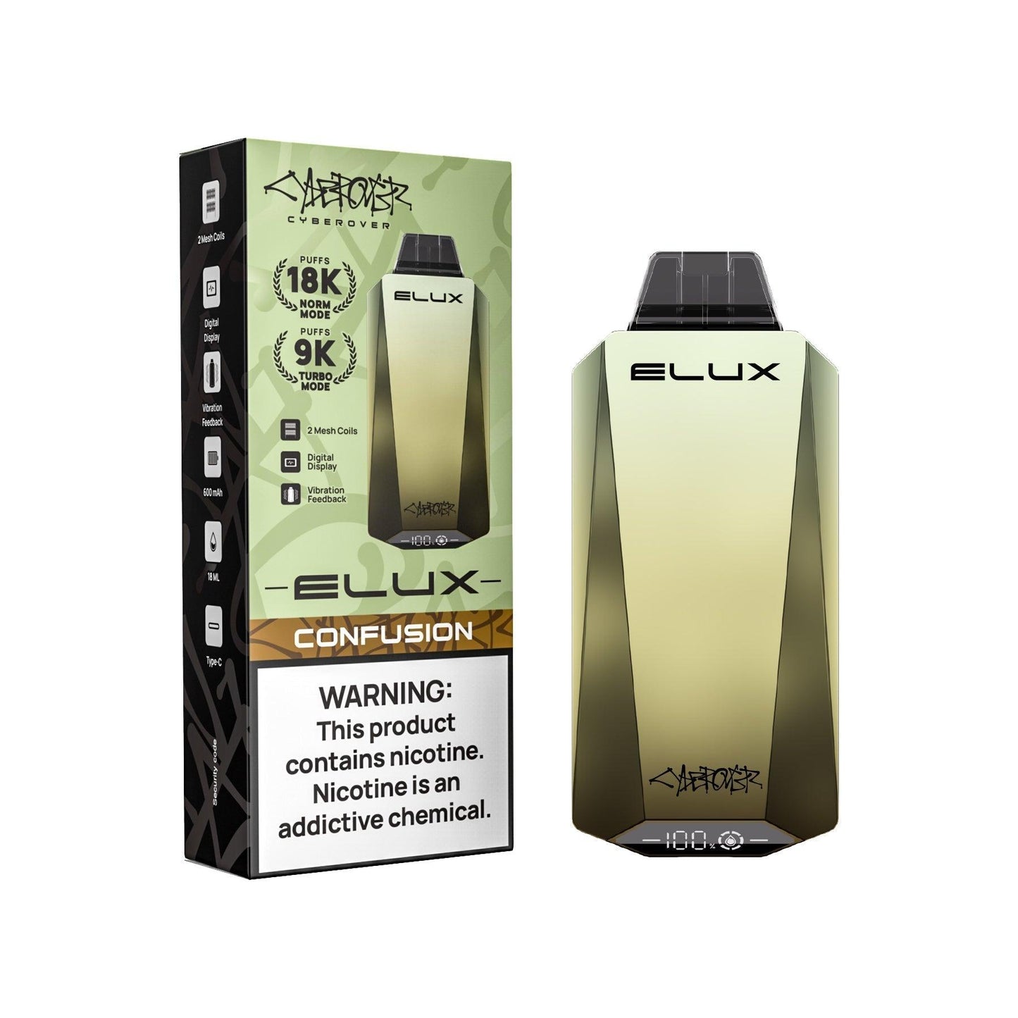 ELUX CYBEROVER 18000 DISPOSABLE VAPE 10-PACK