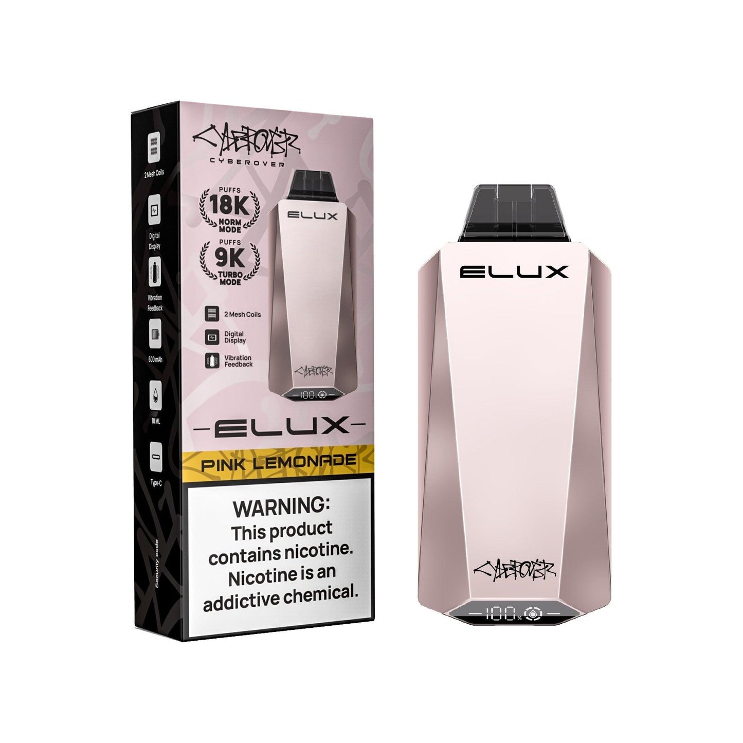 ELUX CYBEROVER 18000 DISPOSABLE VAPE 3-PACK