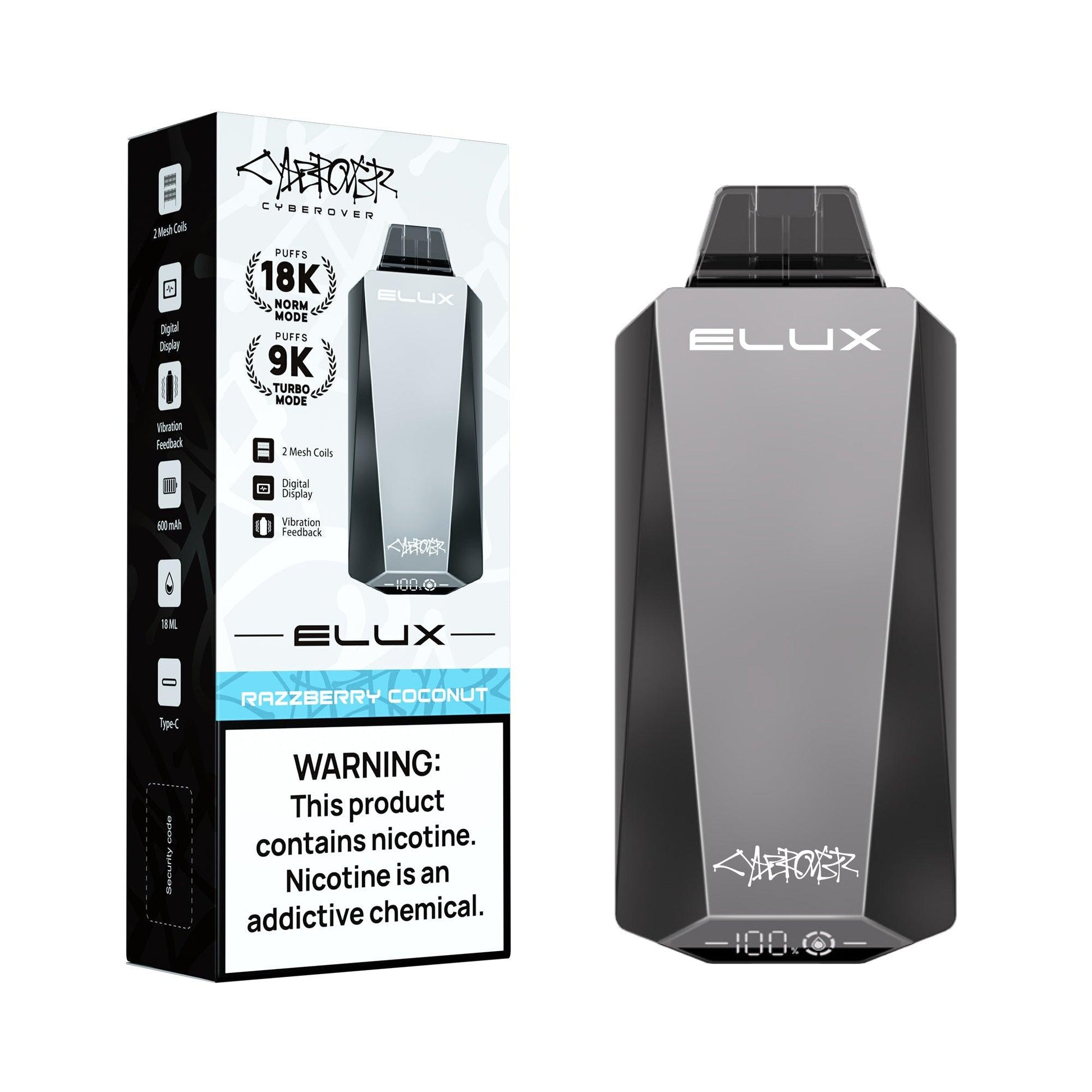 ELUX CYBEROVER 18000 DISPOSABLE VAPE