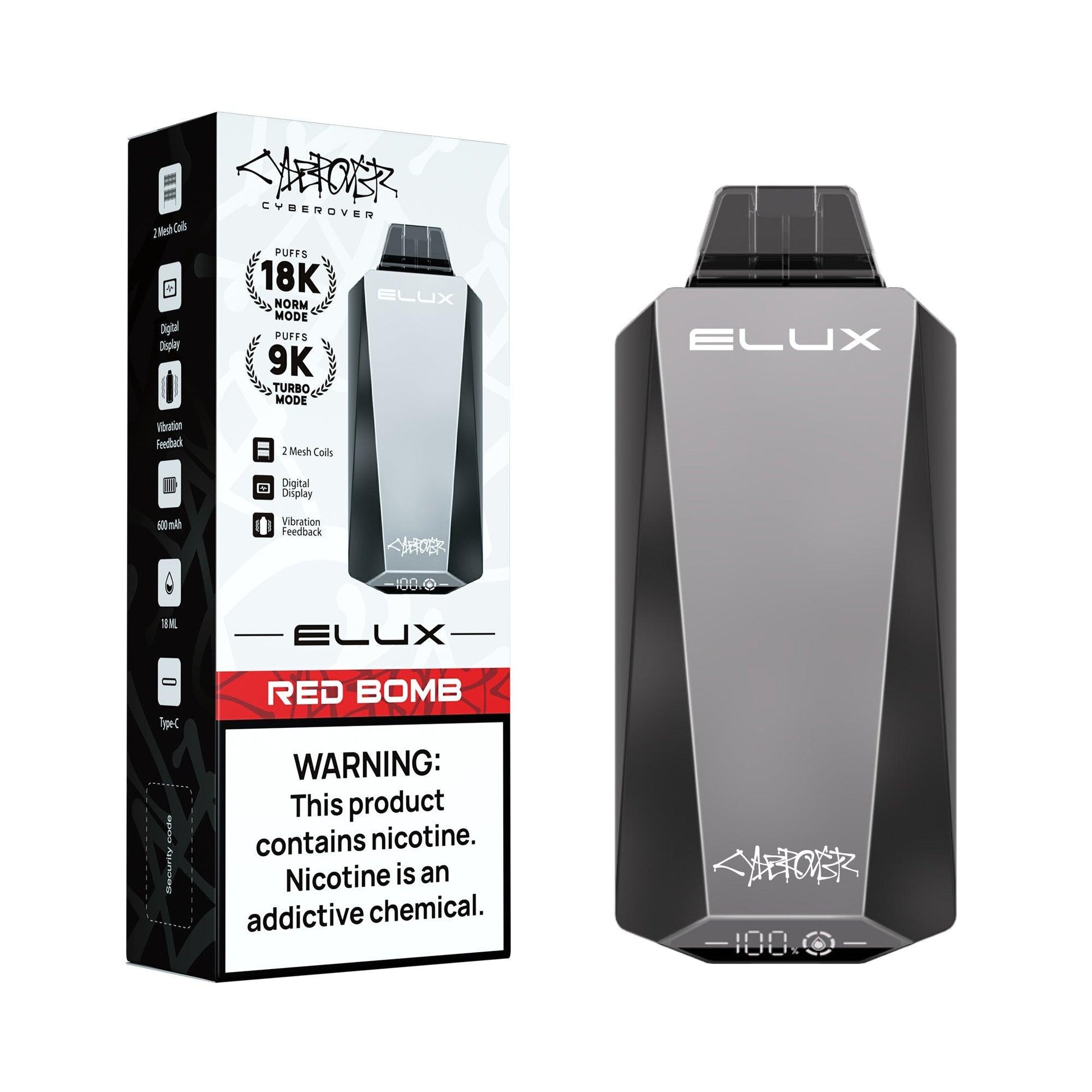 ELUX CYBEROVER 18000 DISPOSABLE VAPE 3-PACK