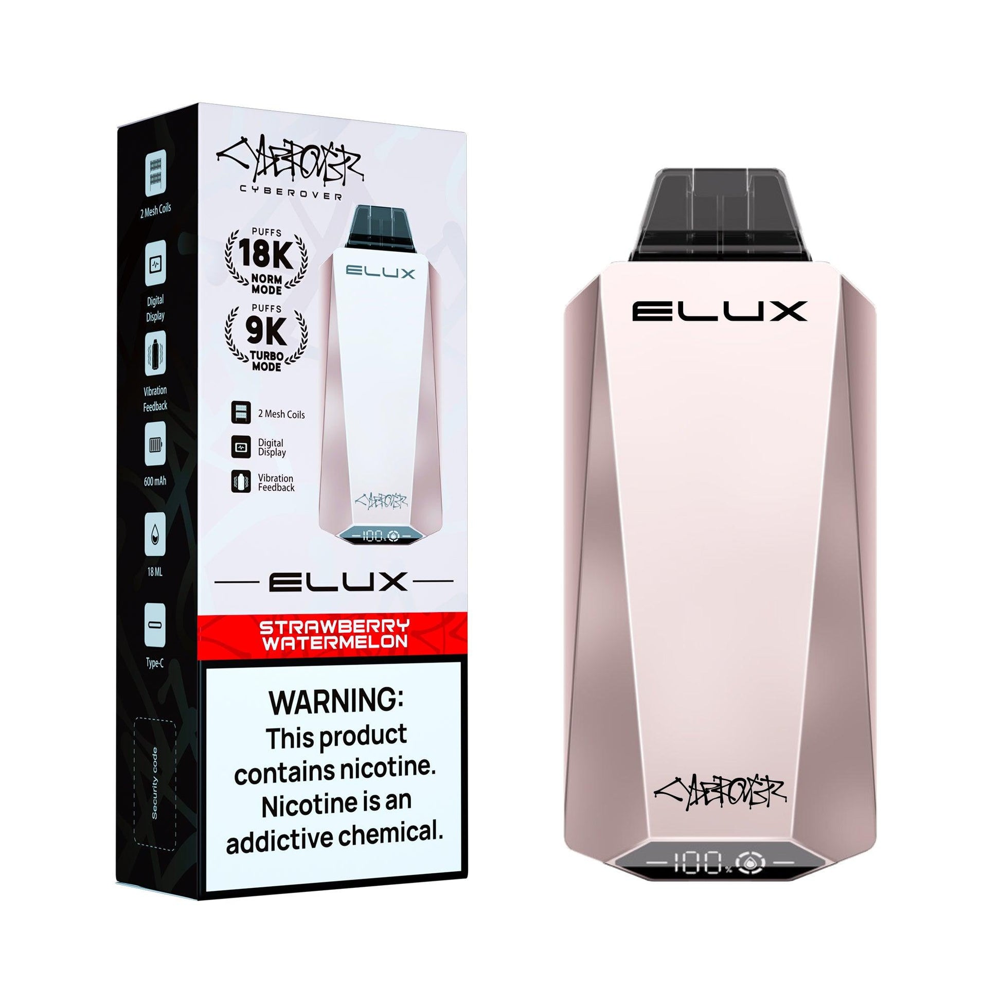 ELUX CYBEROVER 18000 DISPOSABLE VAPE