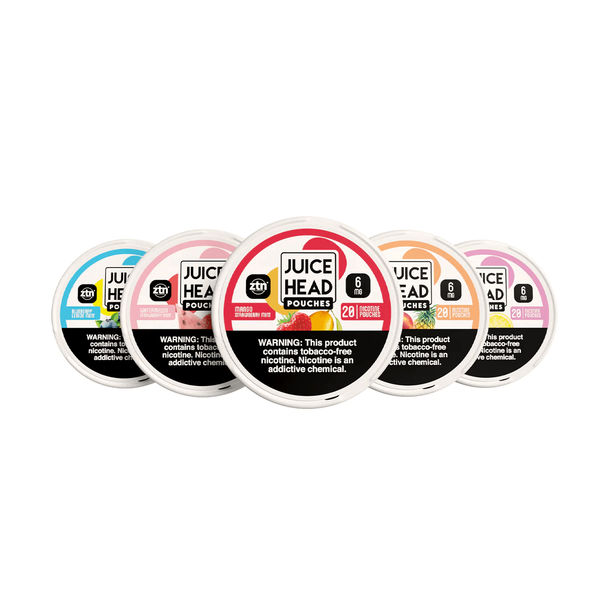 JUICE HEAD NICOTINE POUCH 20CT CAN 6-PACK