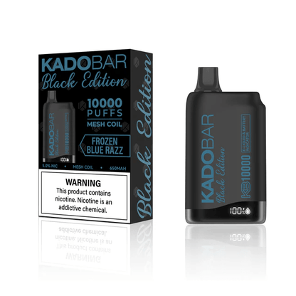 KADO BAR BLACK EDITION KB10000 DISPOSABLE VAPE 3-PACK