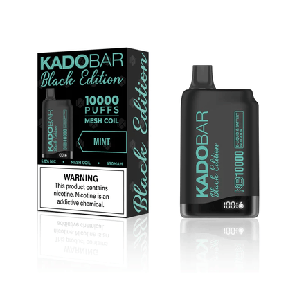 KADO BAR BLACK EDITION KB10000 DISPOSABLE VAPE 3-PACK