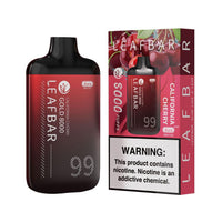 LEAF BAR GOLD-8000 DISPOSABLE VAPE - CALIFORNIA CHERRY - ELFBARZ - [ELF_BAR] - [EB_DESIGN]