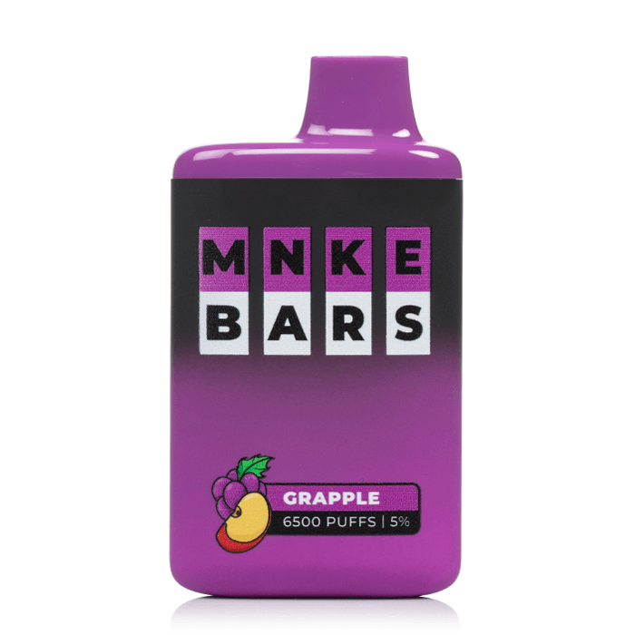 MNKE BARS 6500 DISPOSABLE VAPE - GRAPPLE - ELFBARZ - [ELF_BAR] - [EB_DESIGN]