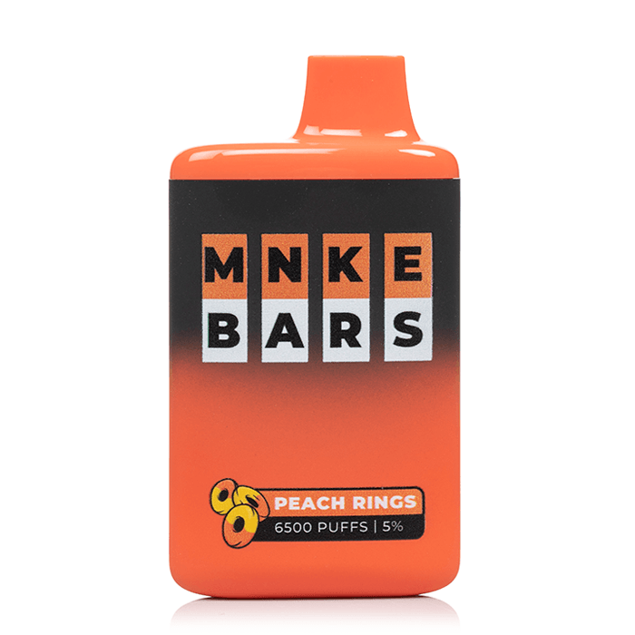 MNKE BARS 6500 DISPOSABLE VAPE - PEACH RINGS - ELFBARZ - [ELF_BAR] - [EB_DESIGN]