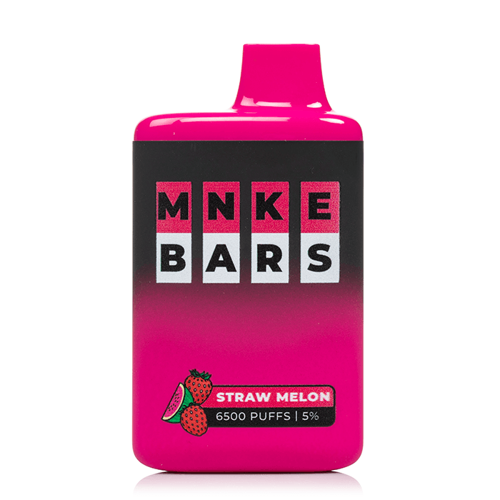 MNKE BARS 6500 DISPOSABLE VAPE - STRAW MELON - ELFBARZ - [ELF_BAR] - [EB_DESIGN]