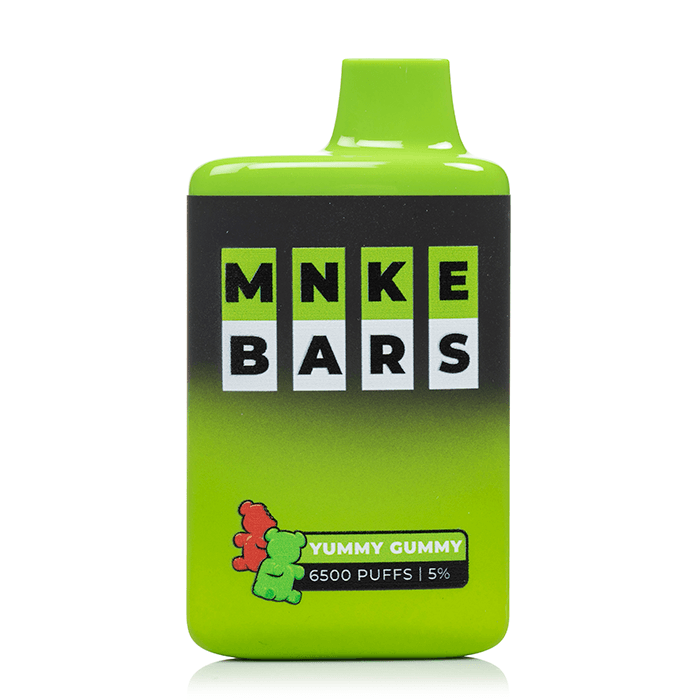 MNKE BARS 6500 DISPOSABLE VAPE - YUMMY GUMMY - ELFBARZ - [ELF_BAR] - [EB_DESIGN]