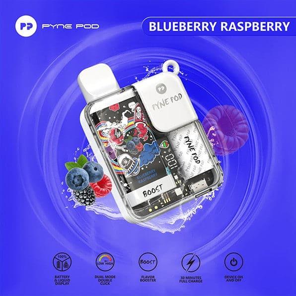 PYNE POD BOOST 8500 DISPOSABLE VAPE - BLUEBERRY RASPBERRY - PYNE POD - ELFBARZ - 