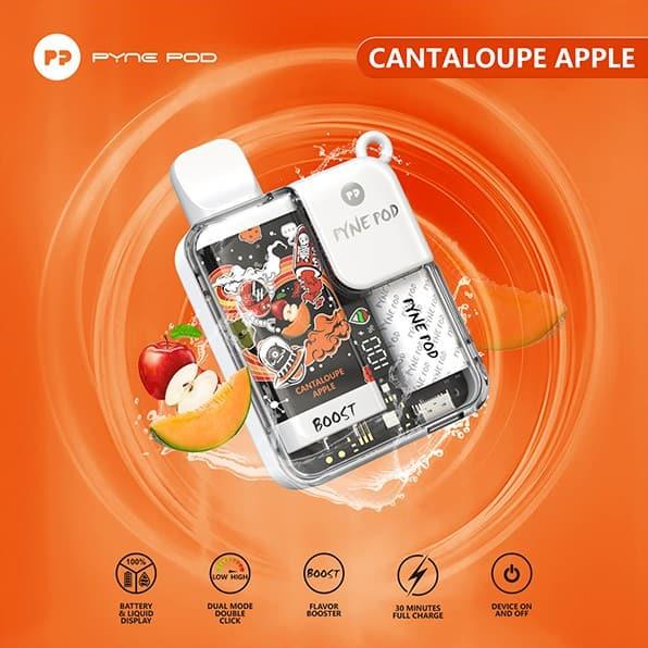 PYNE POD BOOST 8500 DISPOSABLE VAPE - CANTALOUPE APPLE - PYNE POD - ELFBARZ - 