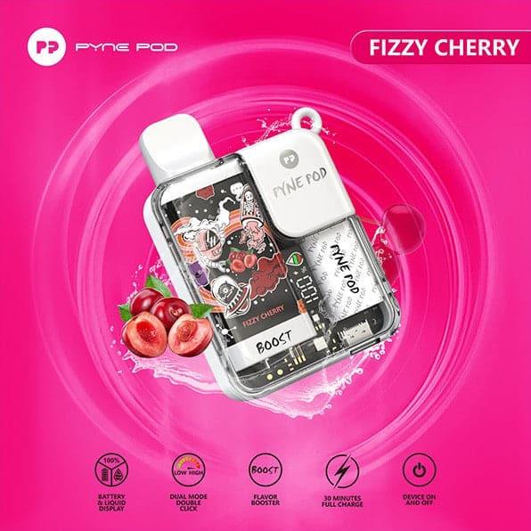 PYNE POD BOOST 8500 DISPOSABLE VAPE - FIZZY CHERRY - PYNE POD - ELFBARZ - 