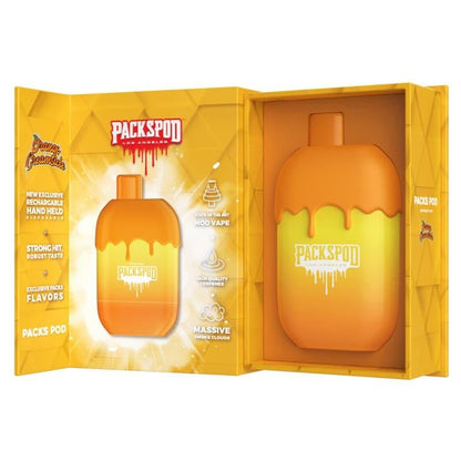 PACKWOODS PACKSPOD 5000 DISPOSABLE VAPE - ORANGE CREAMSICLE - ELFBARZ - [ELF_BAR] - [EB_DESIGN]