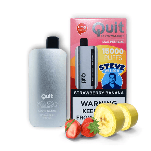 QUIT 15000 BY STEVE WILL DO IT DISPOSABLE VAPE 10-PACK - QUIT - VAPE MANIA - 