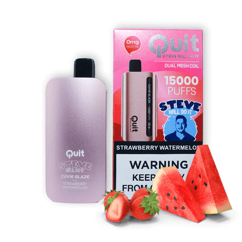QUIT 15000 BY STEVE WILL DO IT DISPOSABLE VAPE 10-PACK - QUIT - VAPE MANIA - 