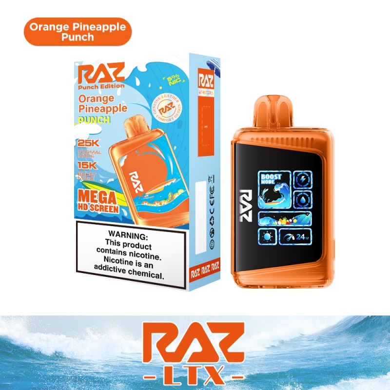 RAZ LTX 25K Punch Edition - 25,000 Puffs Disposable Vape Vape Mania RAZ LTX 25K Punch Edition - 25,000 Puffs Disposable Vape Vape Mania
