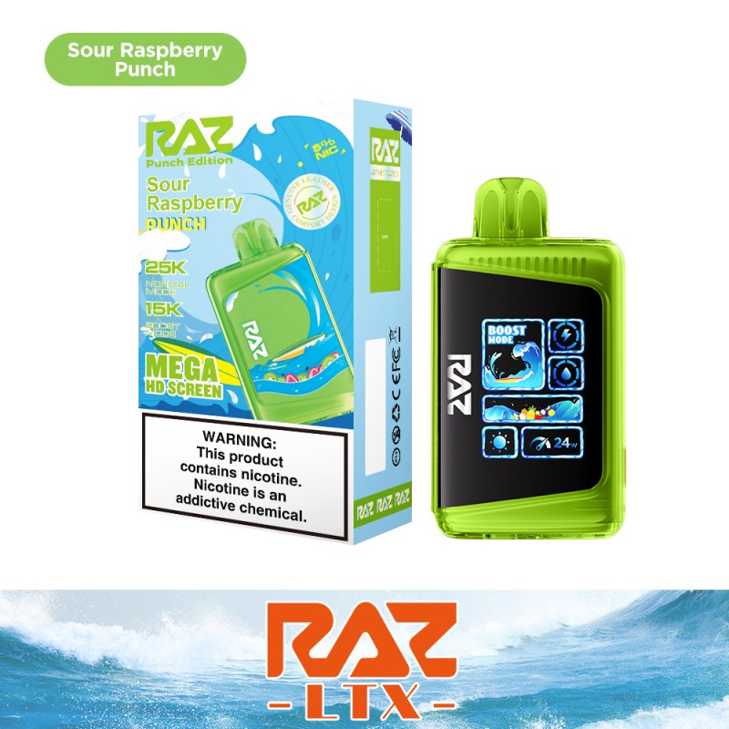 RAZ LTX 25K Punch Edition - 25,000 Puffs Disposable Vape Vape Mania RAZ LTX 25K Punch Edition - 25,000 Puffs Disposable Vape Vape Mania