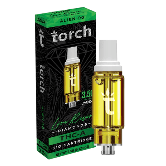 TORCH LIVE RESIN DIAMONDS THC-A 3.5G CARTRIDGE