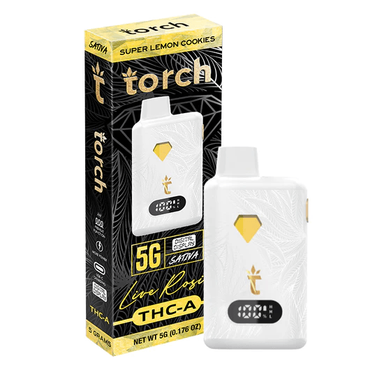 TORCH LIVE ROSIN THC-A 5G DISPOSABLE VAPE 3-PACK